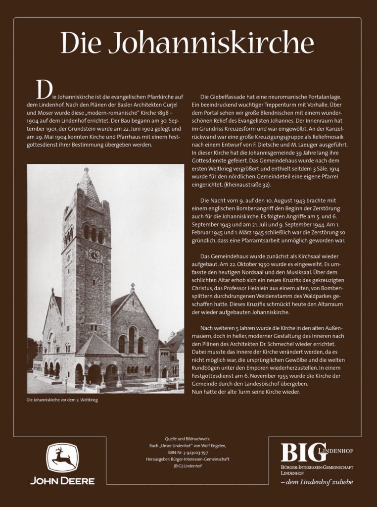 Die Johanniskirche Tafel. Historischer Lehrpfad